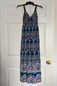 Patterned Maxi Dress